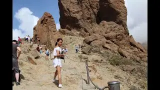 Tour on the Mountain of Canary Islands Tenerife Spain.