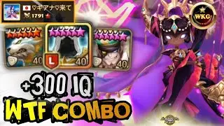 GREAT COMBO LUSHA-CONRAD with VIVA and TALISMAN IN RTA SUMMONERS WAR