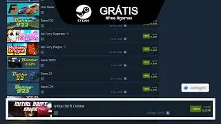 🎮 GR&Aacute;TIS na STEAM! 💥 Initial Drift Online - AGORA!!!