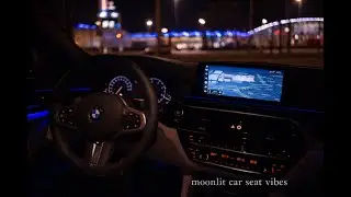 Moonlit Car Seat Vibes - BMW Interior POV | R&B Instrumental