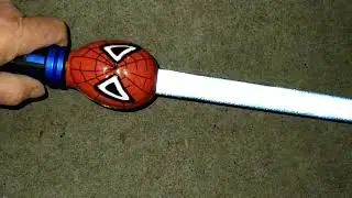 LED leucht Schwert Lichtschwert spider Warrior mit SOUND 75 cm neu