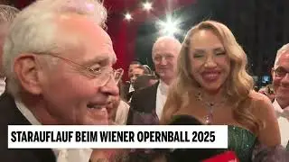 ORF 28.02.25: Starauflauf beim Wiener Opernball mit Ekaterina und Christian W. Mucha