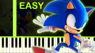 I'm Here | Sonic Frontiers Main Theme - EASY Piano Tutorial