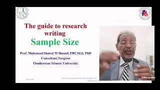 Calculation of Sample Size