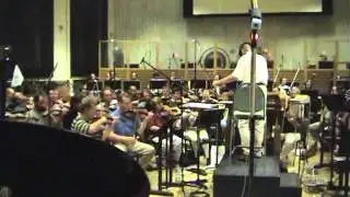Therion recording Choir and Orchestra