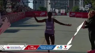 WATCH: Hawi Feysa wins 2025 Chicago Marathon women's race