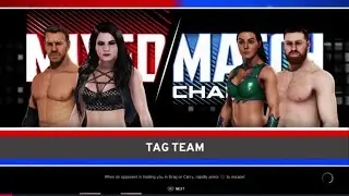 WWE 2K20 Paige Alt.,Christian VS Peyton Royce,Sami Zayn Mixed Tag Match