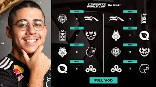 Live completa: FUR x G2 & FUR x C9 | EWC - Dia 1 | ILHA DAS LENDAS
