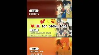 Top 15 Best romance Anime which Every otaku fan need to watch 💌💘 #otomeanime #romanticanime