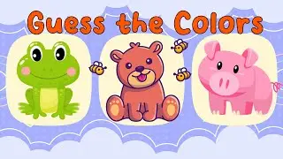 Игра &laquo;Угадай цвет&raquo; для детей 🌈 | Изучаем цвета с помощью забавных картинок | Академия развлечений...