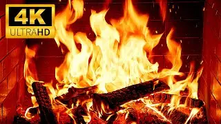 Perfect Cozy Fireplace 4K for Christmas 2025🎄Christmas Fireplace Ambience with Crackling Firewood 🔥🔥