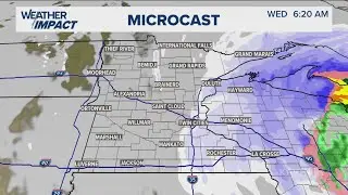 The morning forecast for Tuesday, Nov. 25