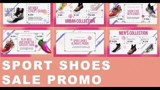 Sport Shoe Promo | After Effects template - Envato elements