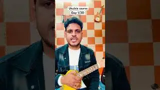 Day 1/20 Ukulele Course | Ukulele Tutorial | HLR Music | #shortsfeed #ukulele #shorts