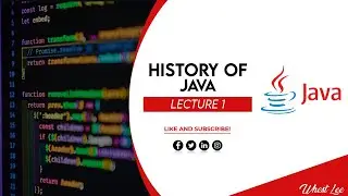 Lesson 1: History of java