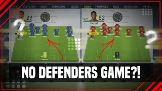 WHAT IF TWO TEAMS PLAY EACH OTHER WITH NO DEFENDERS?! |  FIFA 17 EXPERIMENT!!!