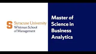 Whitman On-Campus Business Analytics Graduate Program