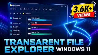 🔍 Make Windows 11 Transparent ✨ | Step-by-Step Glass UI & Acrylic Effect Tutorial (2025)