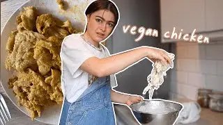 making that viral vegan chicken (from flour ? )