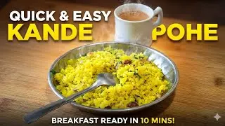 Kande Pohe Recipe | Authentic Maharashtrian Breakfast | Easy & Healthy Poha