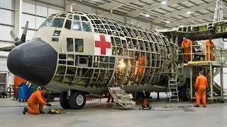 From C-130 Warplane to Flying ICU-30 | Full Conversion Process