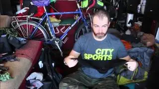 Bicycle touring and camping equipment list for cold weather (down to single digits)