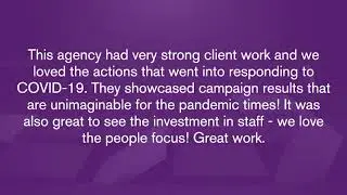 PPC Agency of the Year - European Agency Awards 2020