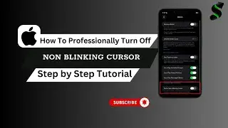 How to Turn Off Non-Blinking Cursor on iPhone (Quick Fix!)