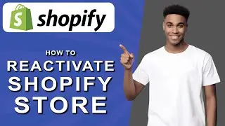 How to reactivate shopify store (2024)