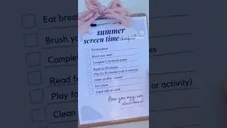 Summer Morning Routine Kids #shorts #summerbreak #morningroutine #viral #kids