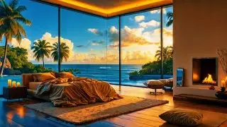 [Cozy Room] Oceanfront Serenity: Cozy Seaside Bedroom for Deep Sleep & Relaxation