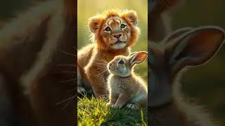 Leo the Lion Cub & Ruby the Rabbit 🦁🐰 Heartwarming Animal Story for Kids #youtubeviral #kidsvideo