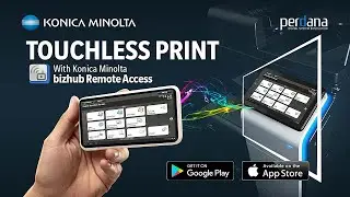 Konica Minolta Touchless Print With bizhub Remote Access