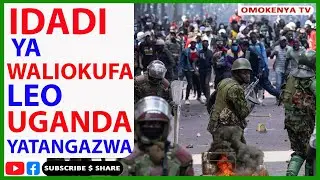 Breaking News: Baada Ya Maandamano Kuzuka Uganda Idadi Ya Waliokufa Leo Yatangazwa