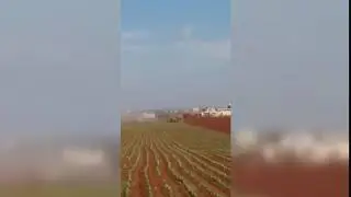 Турецкая РСЗО Т-122 Sakarya ведет огонь по сирийским позициям в обеспечение контрудара