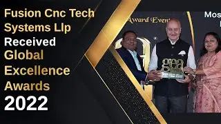 Fusion CNC Techsystems LLP won GEA 2022 for Best Stone Carving Machine Manufacturer in Ahmedabad