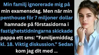 Familjen ignorerade mig på examen – tills min 7 miljoner‑dollars penthouse fick deras uppmärksamhet.