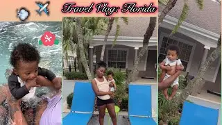 Cairo&rsquo;s FIRST time on a Plane ✈️ 💨Florida Trip🌴🌸 2024!!
