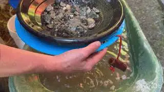 141. Prototyp wanienki do złota SpinPan nr 2 i ekran klasyfikacyjny