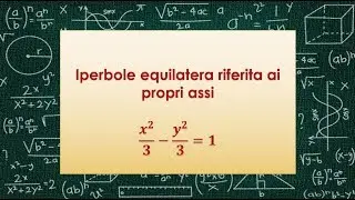 Iperbole equilatera riferita ai propri assi