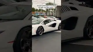 The new Lamborghini Countach LPI 800-4 on the move! 🔥 #lamborghini #lamborghinicountach #countach