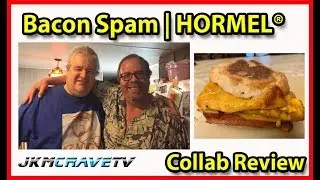 MUKBANG - Bacon Spam COLLAB with JASON CALLAN ! 😀 | JKMCraveTV