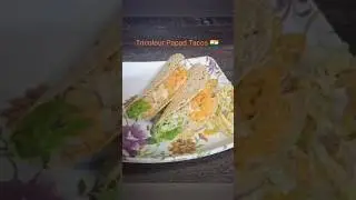 Crispy Papad Tacos| Republic Day Special 🇮🇳 #shorts #food #republicday #easyrecipe #homemade#tacos