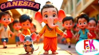 Pyaare Ganesha | Hindi Nursery Rhymes | Baby Rhymes | Kids Song | प्यारे गणेशा | FindKids