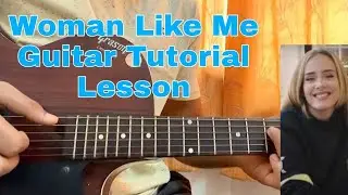 Woman Like Me - Adele | Guitar Tutorial | Fingerpicking | Tabs
