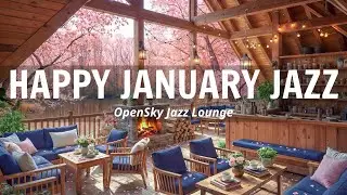 Warm January Morning Jazz ⛄ Cozy Winter Coffee Shop Ambience & Soft Background Music