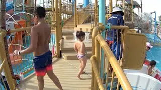 Small Aqua Play Slide at Laguna Waterpark by Meraas