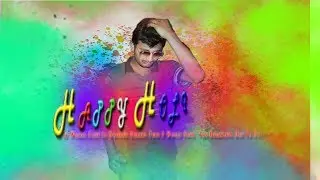 Happy holi colourful 2018 cb editing in Picsart tutorial
