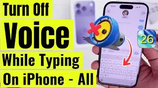 How to Turn Off Speak While Typing on iPhone in iOS 26 (2026)