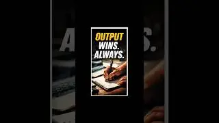 OUTPUT WINS ALWAYS #motivation #ai #aivideo #aishorts  #resetyourmindset#money #win #beat #winning